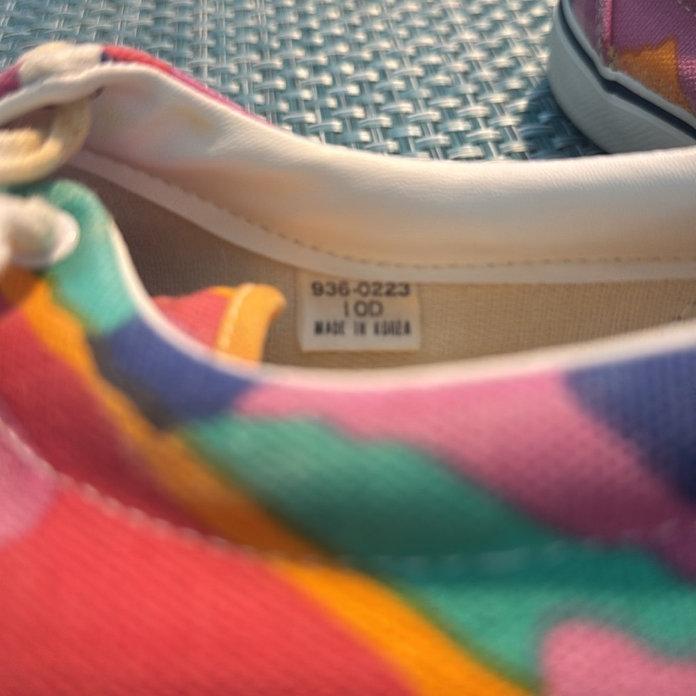 Vintage Colorful USA Olympics sneakers - May be ONE OF A KIND! - Size 10D - Picture 6 of 7
